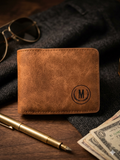 Vintage Leather Wallet for Men – Slim Bifold RFID Wallet