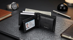 Premium Men's Black Leather Wallet – Slim Bifold Card Holder