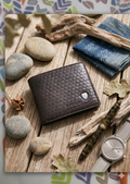 Vintage Brown Genuine Leather Wallet for Men