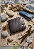 Vintage Brown Genuine Leather Wallet for Men