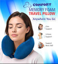 Memory foam travel neck pillow.