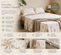 Soft Palm Elegance Bedsheet Collection 3 pcs king size