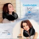 U Shaped Memory Foam Neck Pillow, Soft Travel Pillow Neck Cervical Airplane Pillow,