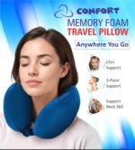 Memory foam travel neck pillow.