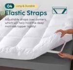 Extra thick super soft mattress topper white colour. - Image 4