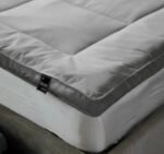 Extra thick super soft mattress topper Gray colour. - Image 4