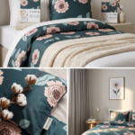 printed bedsheet 3pcs set king size,