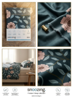 printed bedsheet 3pcs set king size, - Image 2