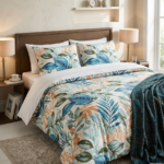 printed bedsheet 3pcs set king size,