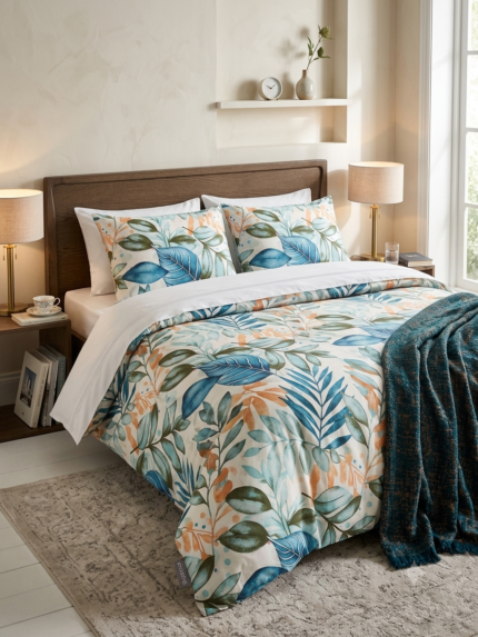 printed bedsheet 3pcs set king size,