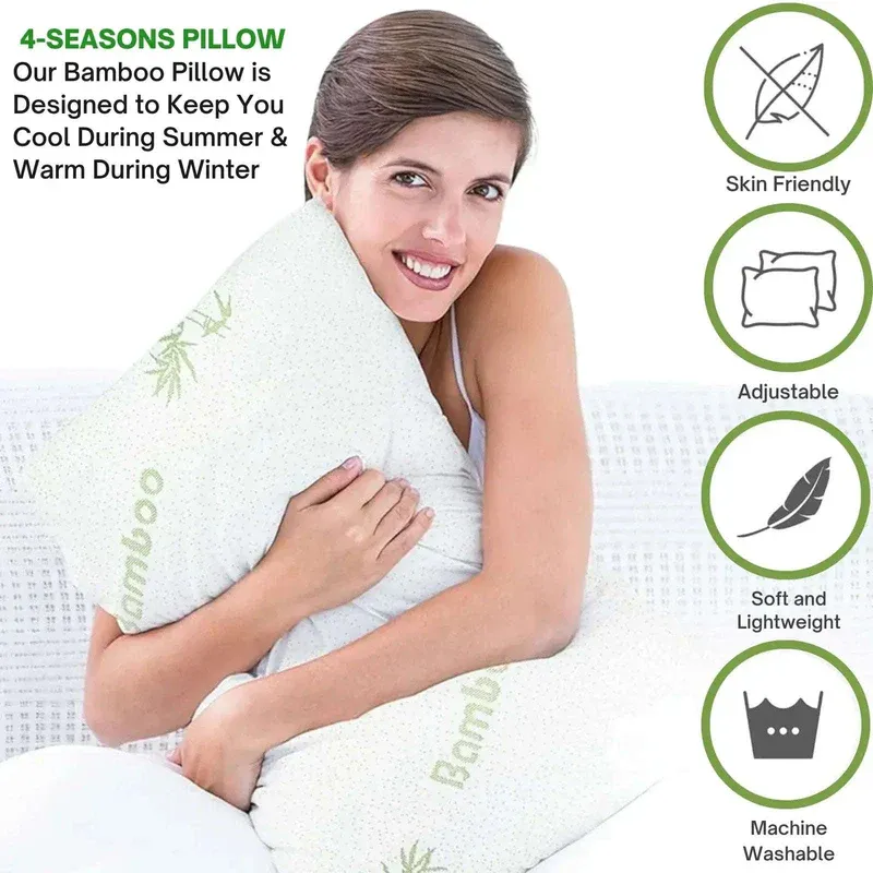 premium bamboo pillow super soft and comfortable. - Image 7